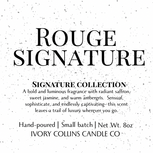 Rouge Signature Glass Candle